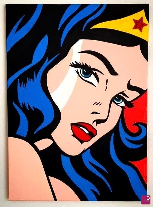 quadri in vendita online - Wonder Woman