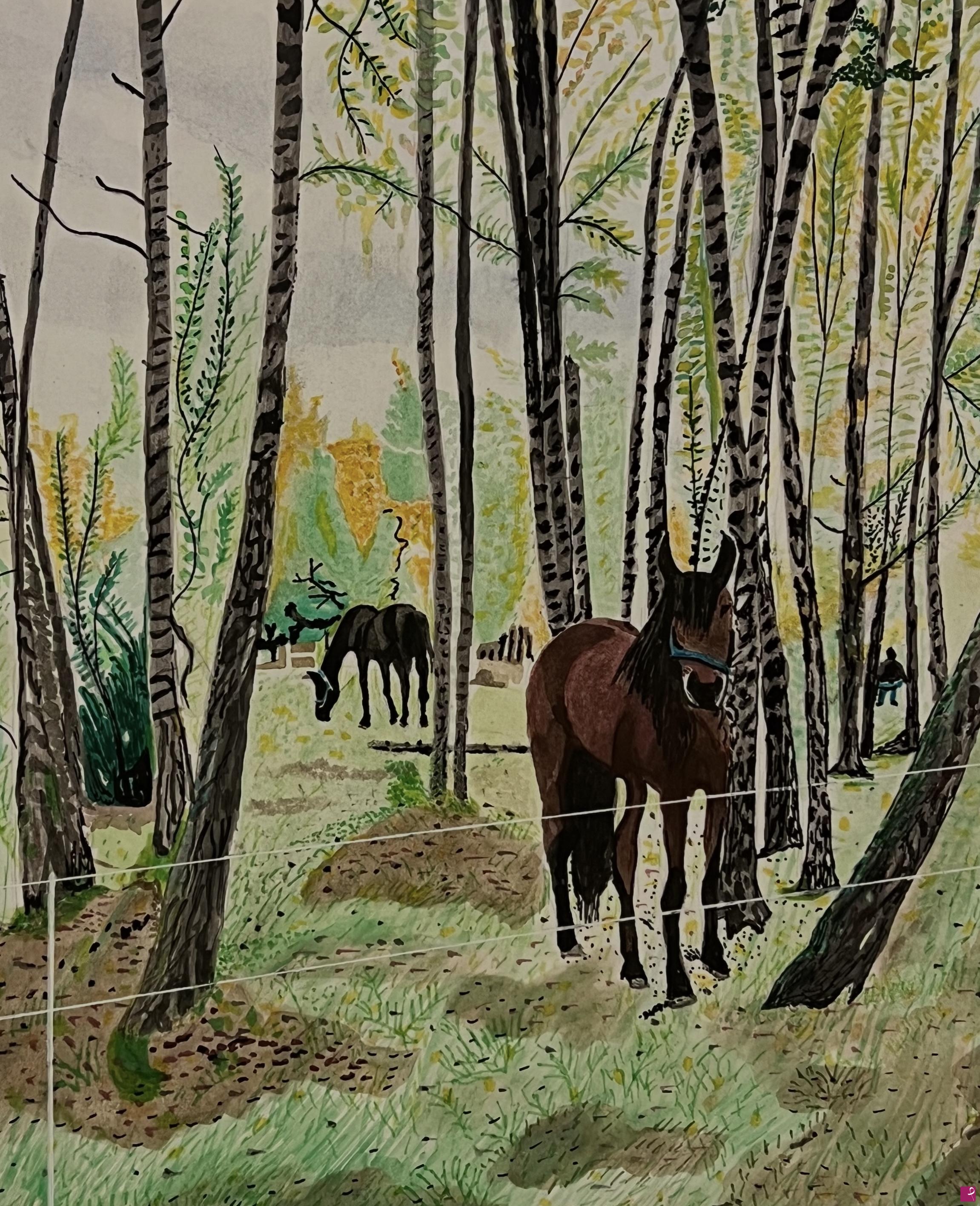 quadri in vendita online - Woodland scene