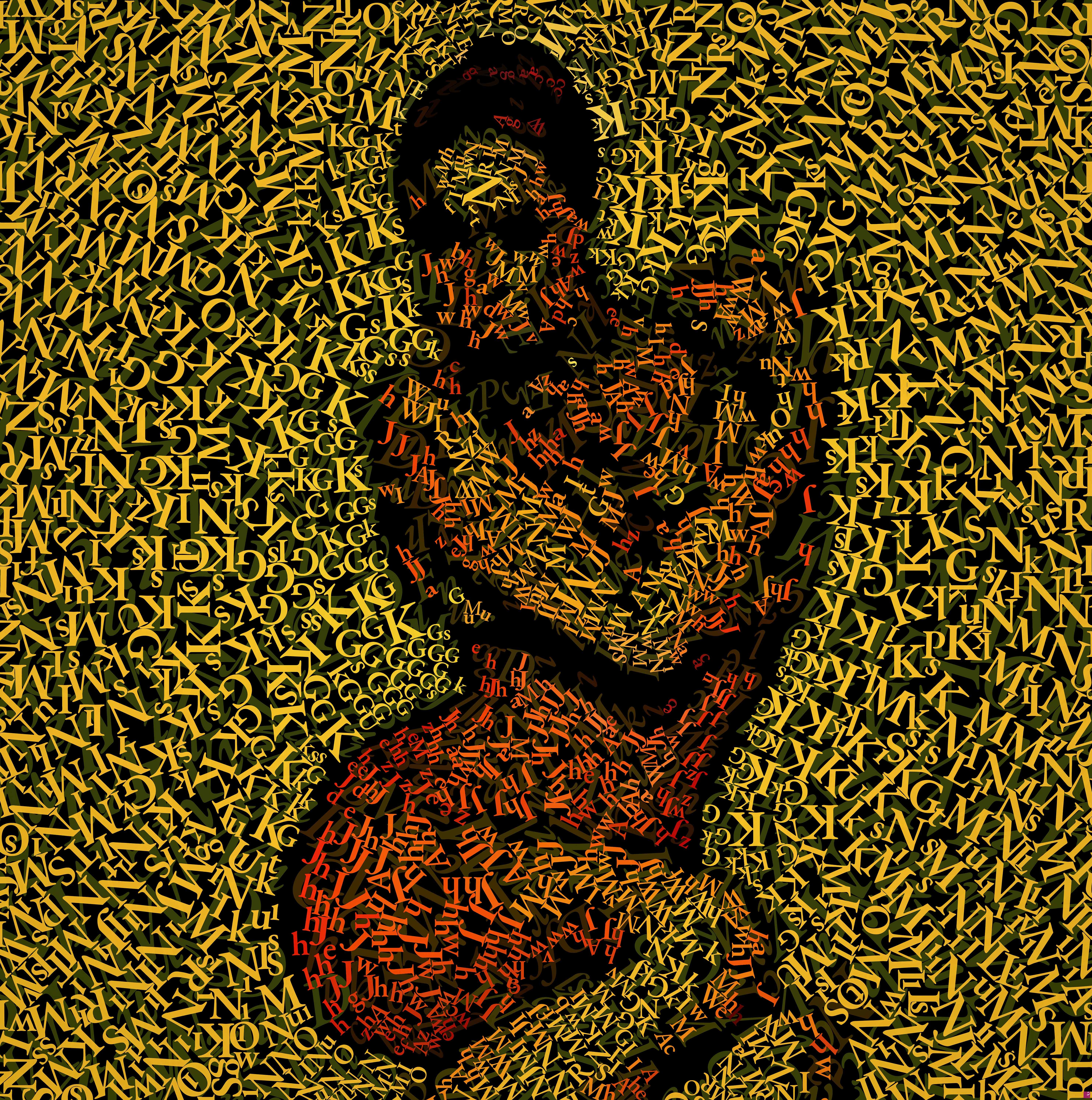 quadri in vendita online - WORDS 002 - Invisible Code
