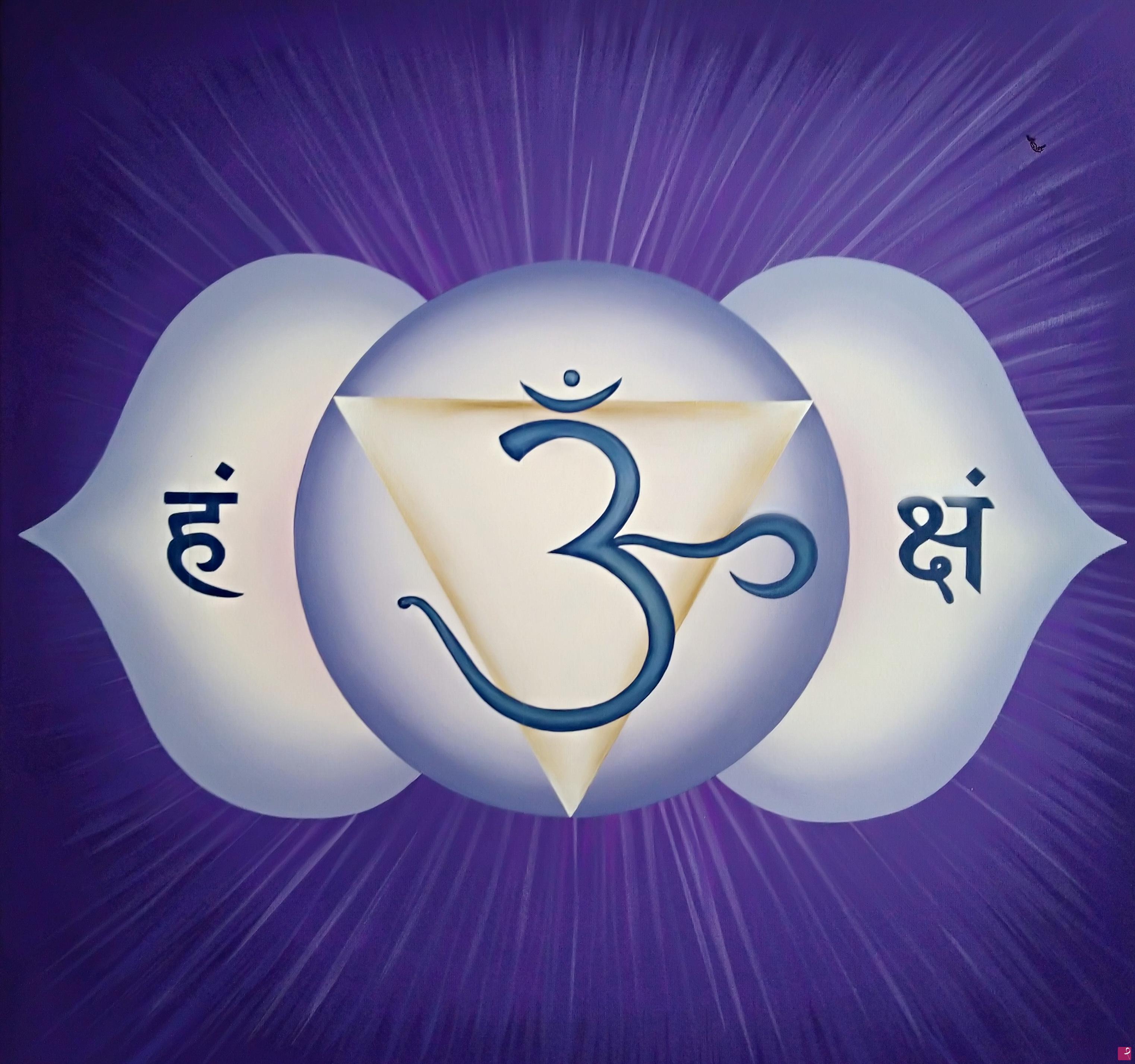 quadri in vendita online - Yantra del sesto chakra