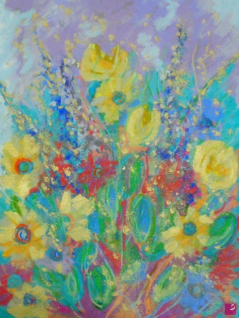 quadri in vendita online - Yellow flowers - 272