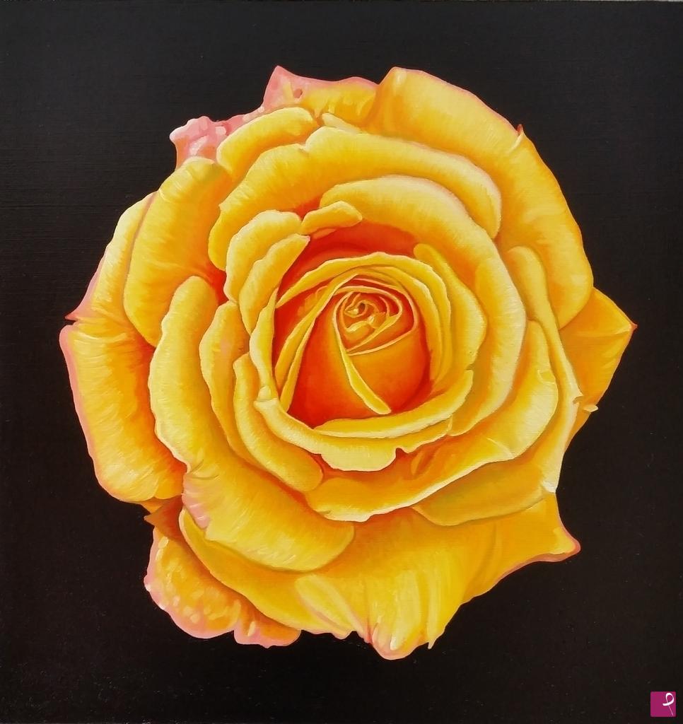 quadri in vendita online - "YELLOW ROSE II"