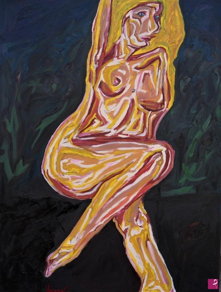 quadri in vendita online - YELLOW WOMAN