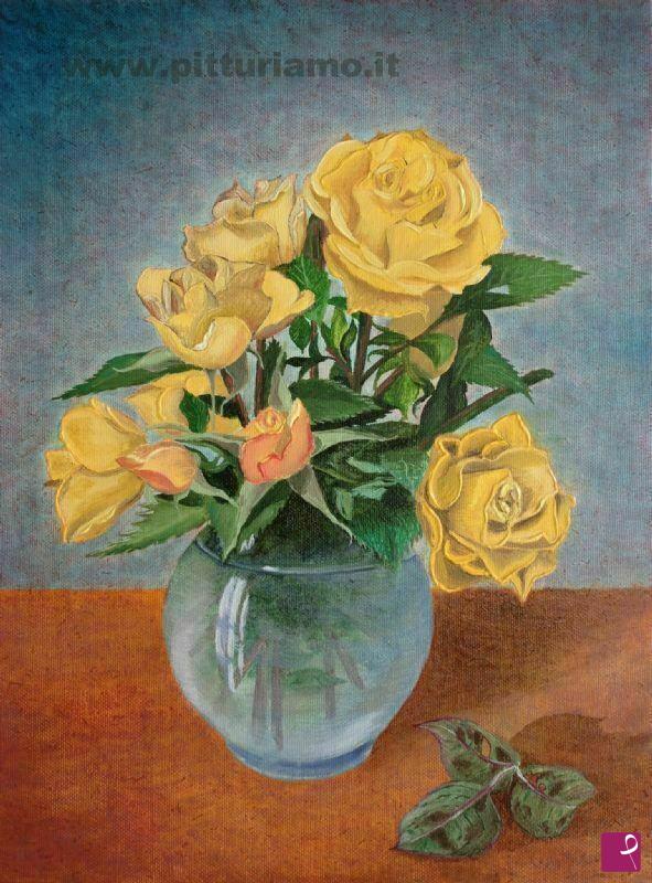 quadri in vendita online - Yellow_Roses
