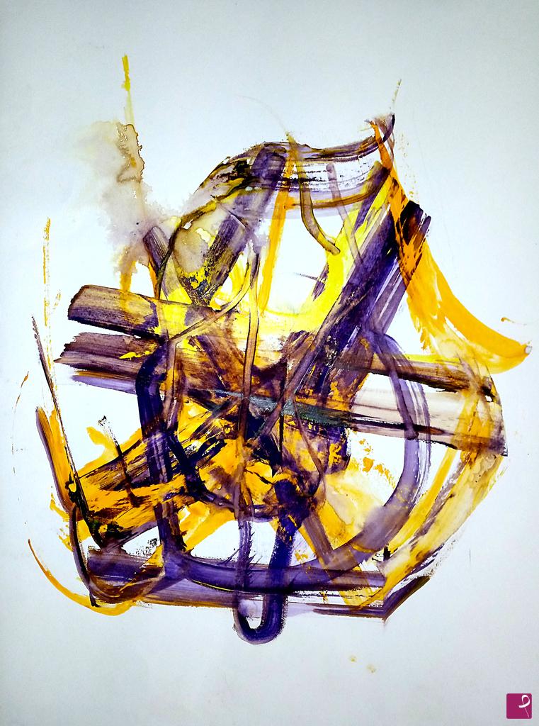 quadri in vendita online - Yellow&violet