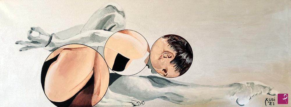 quadri in vendita online - Yoga Pose, Machirasyana