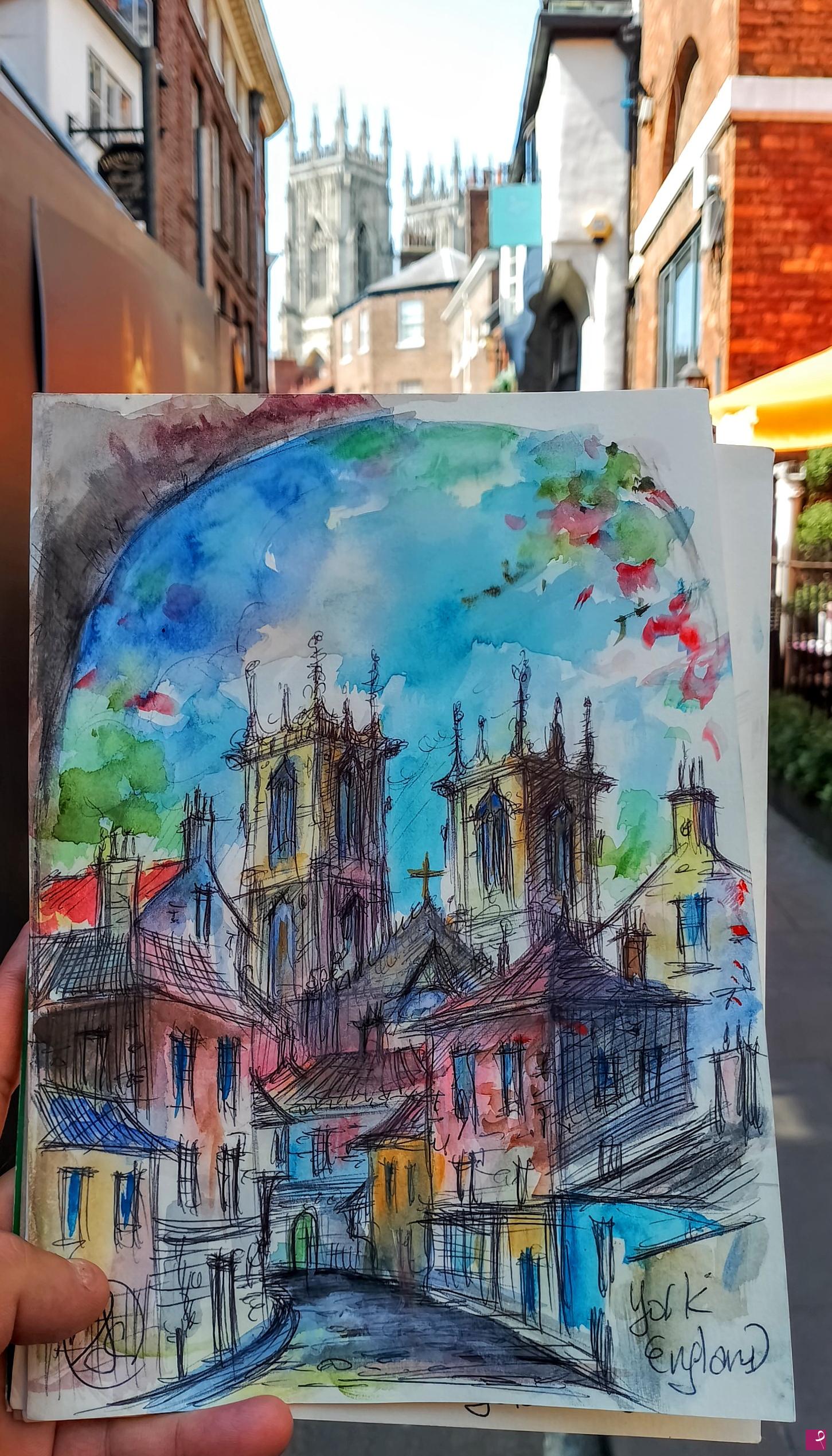 quadri in vendita online - York Cathedral - England 