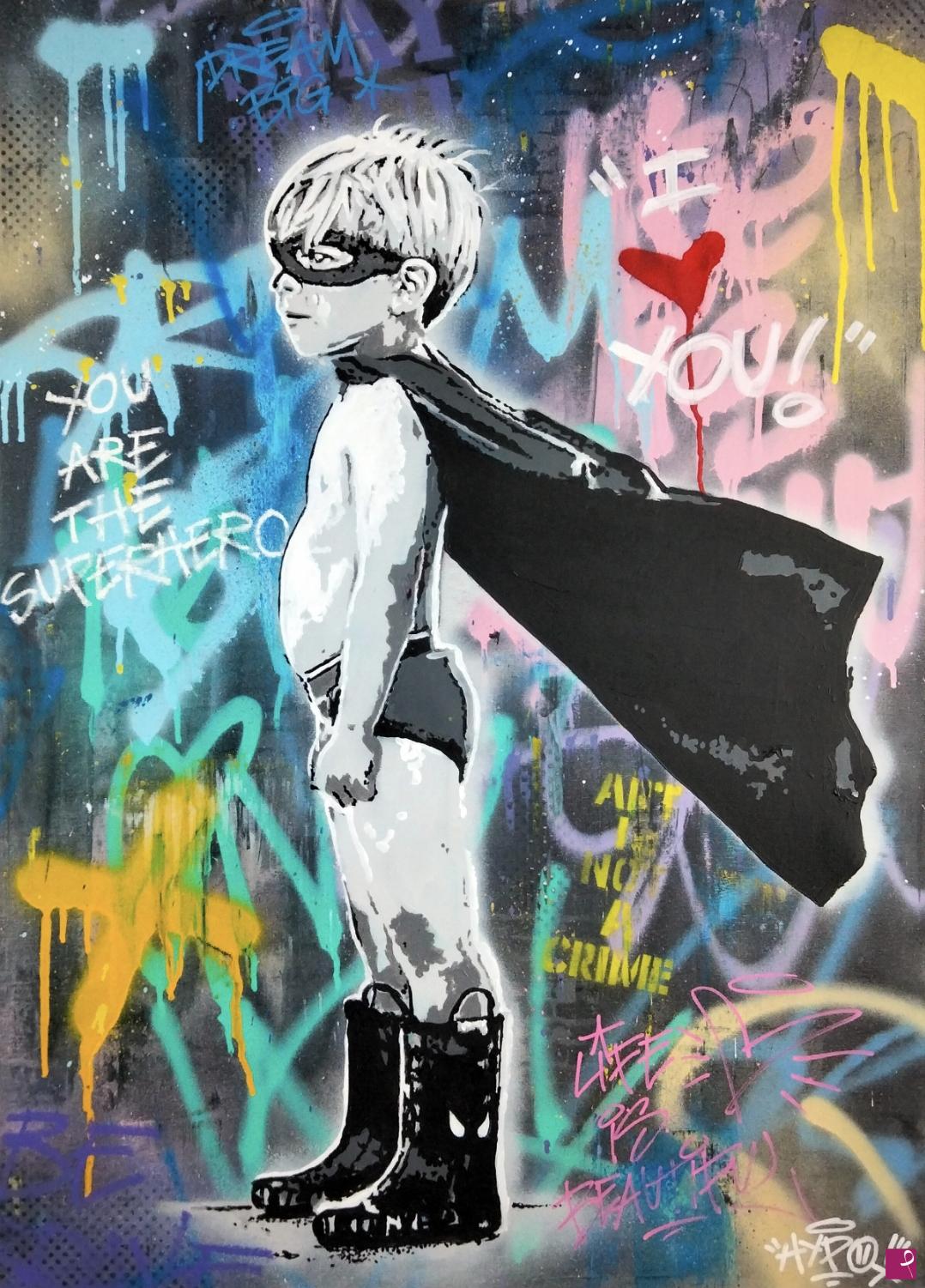 quadri in vendita online - You are the superhero 