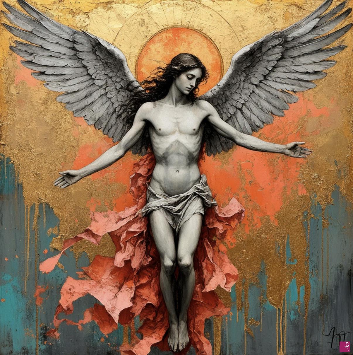 quadri in vendita online - Young Angel