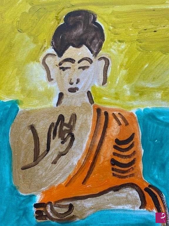 quadri in vendita online - Young Buddha