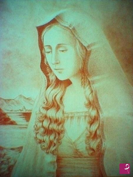 quadri in vendita online - Young Mary