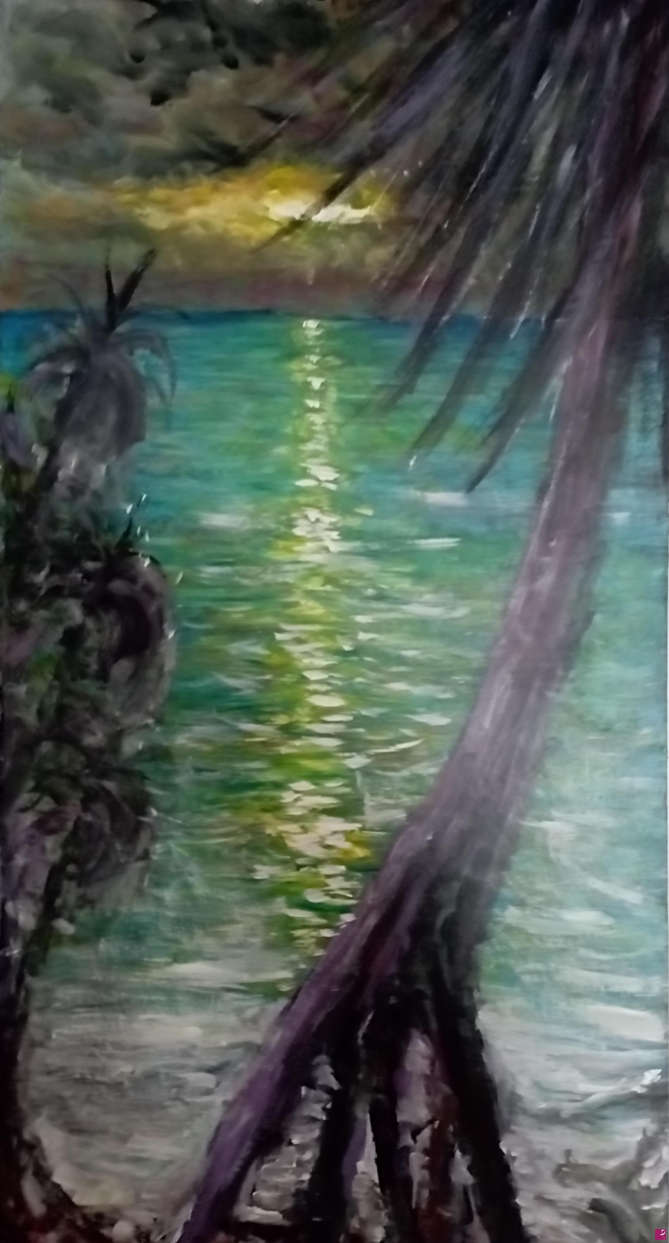 quadri in vendita online - Yucca al tramonto