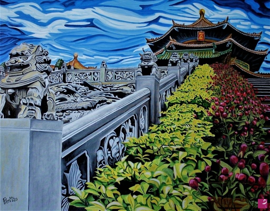 quadri in vendita online - Yuen Yuen Temple