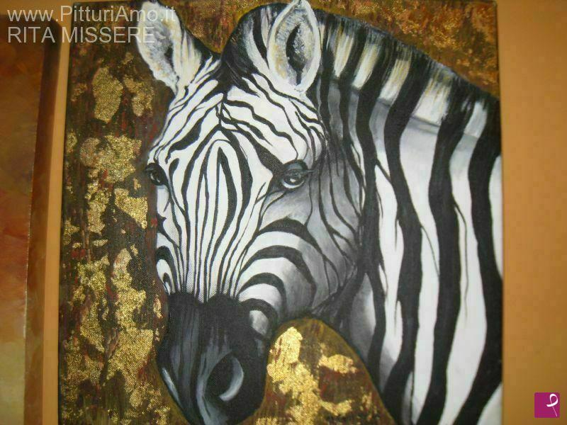 quadri in vendita online - zebra
