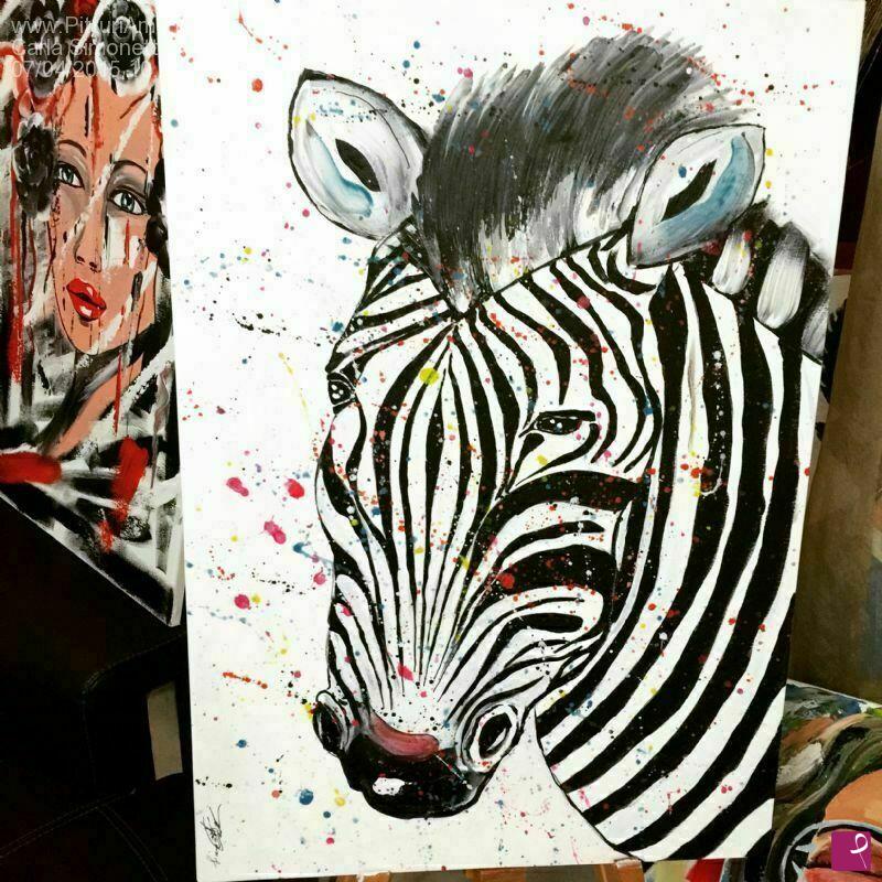quadri in vendita online - Zebra