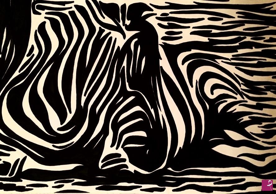 quadri in vendita online - Zebra