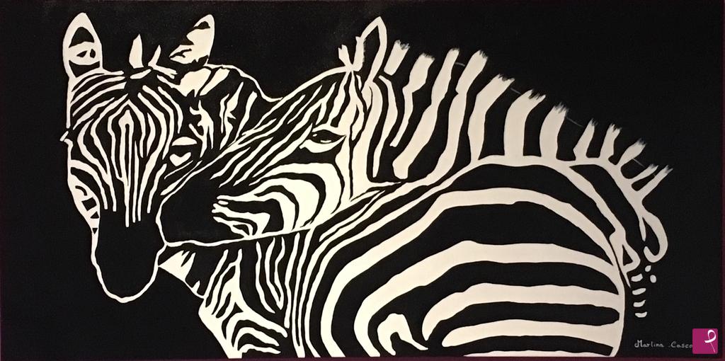 quadri in vendita online - Zebre
