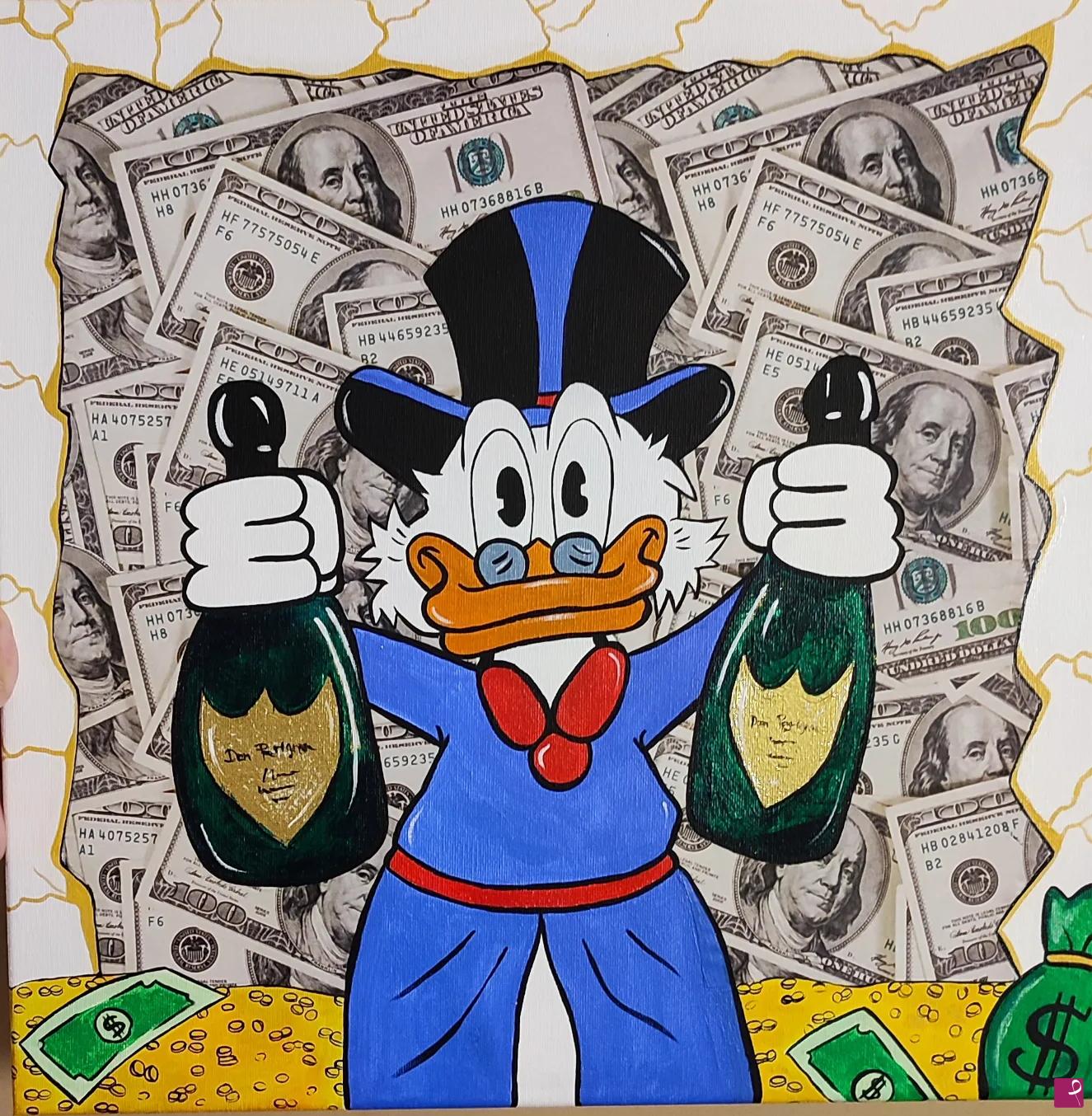 quadri in vendita online - Zio paperone Money